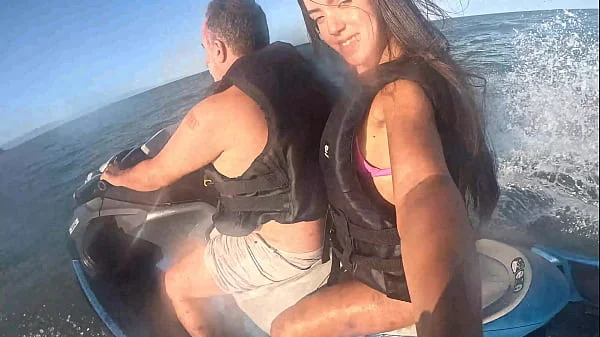 Loucuras no Jet Ski no mar do Guarujá - SP