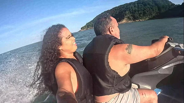 Loucuras no Jet Ski no mar do Guarujá - SP