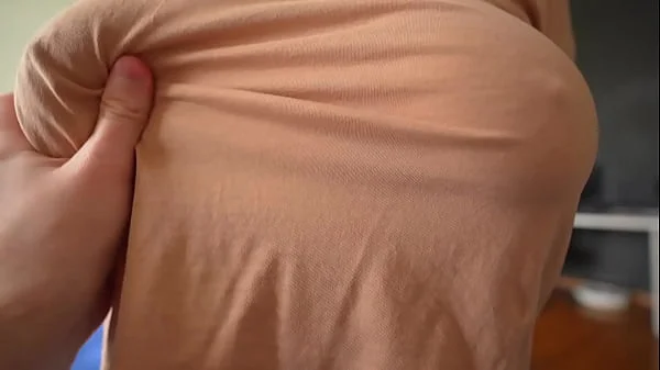 Step sister asked to touch her wet pussy in leggings and fuck her