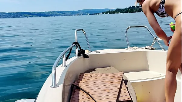Boat Wash in sexi Thong Swimsuit: Summer is here