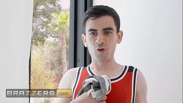 BRAZZERS - Stepmom Miss Sally Gives Jordi A Naughty Bath And Lets Him Slide Deep Into Her MILF Pussy