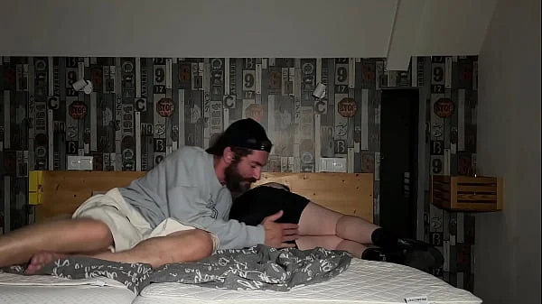 Fucked a hot busty blonde after a college party while her boyfriend was in the next room