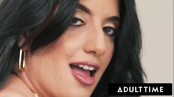 ADULT TIME - Sarah Arabic Gets Big Naturals Tits And Fat Ass OILED UP And Ready For ROUGH FUCK