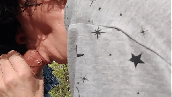 Blowjob in the woods