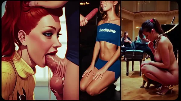 Classy AI Mouth-fuck and Handjob Fantasies with Cum-Glazing (June 2025)