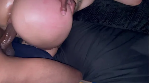 white slut loves bbc takes huge facial