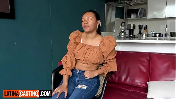 Hot Tanned Latina Babe Stripped And Railed In Amateur Modeling Casting