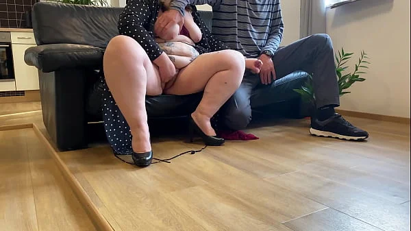 I visited my mother in law and her amazingly big natural tits