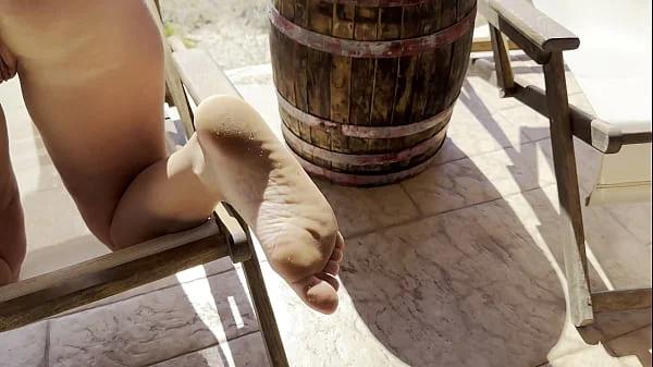 Two Milf's get Fucked by Me in Front of Sea