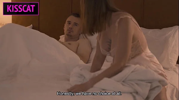 Step mom Stuck with Step son in One Bed in Share Room — Will a Hotel Night Spark Forbidden Tension?!