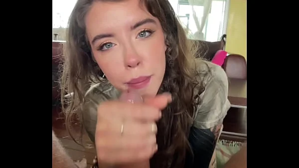 Canadian Blonde EDEN IVY MOUTH FUCK and SLOPPY DEEPTHROAT POV Cum SHOT