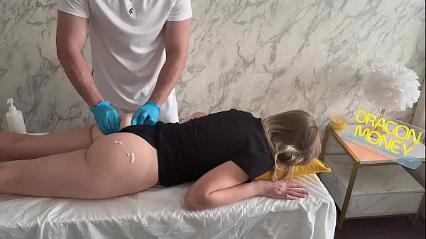 DО YOU WANT MORE THAN A MASSAGE? THEN SPREAD YOUR LEGS AND EMPTY YOUR WALLET - THE MASSEUR FUCKS THE CLIENT