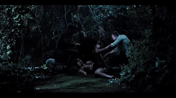 Asian Slut Gangbang - Japanese Girl With Big Tits Gets Used Like A Fuckdoll In The Woods Freeze Fetish