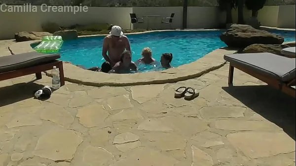 Orgy in The Swimming Pool