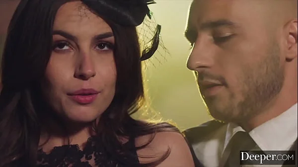 Deeper. Latex-Clad Submissive Chanel Camryn Yearns To Be Dominated In Public