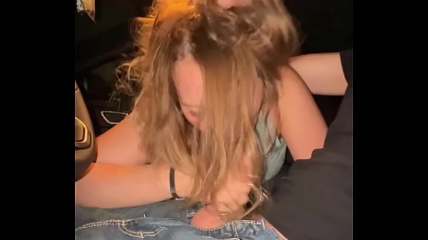 Wife Sucking the Driver’s Cock after a Night Out