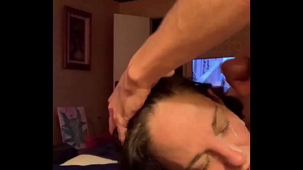 Fucked her brains out for college tuition Older woman double jizz facial