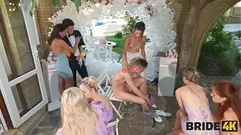 BRIDE4K. A wedding started off nicely, but ended up as a sex show between Bride and a Toastmaster