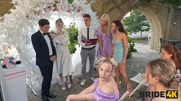 BRIDE4K. A wedding started off nicely, but ended up as a sex show between Bride and a Toastmaster