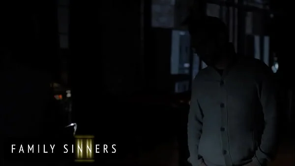 FAMILY SINNERS - Furious Stepdad Finds His Step Daughter Sneaking In Past Curfew And Teaches Her A Lesson With His Cock