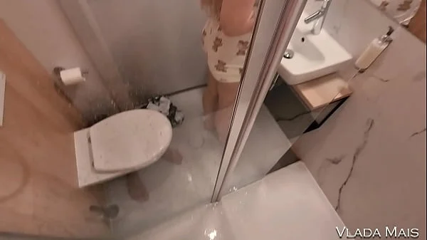 I was just washing myself... until she came in.