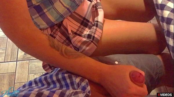 HANDJOB CLASSMATE UNDER THE TABLE ON LESSON
