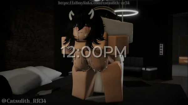 Catching busty friend masturbating in my bed and teaching her a lesson~