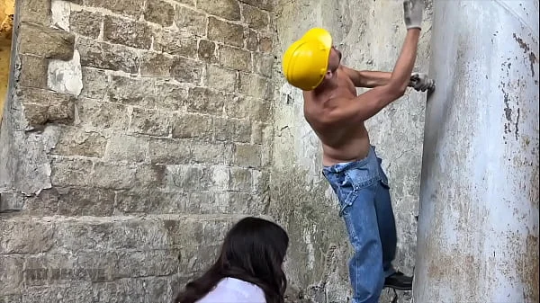 Three workers persuade a fragile inspector to fuck. Katty West   DisDiger, Falcon Al and Kit Belove