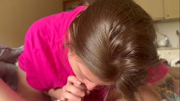 Incredible blowjob from my hottie slut girlfriend