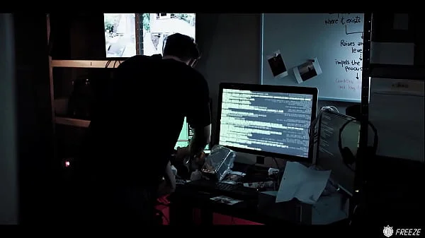 Pick Me Girl - Cute Brunette Freeze Fucked and Swallowing Cum