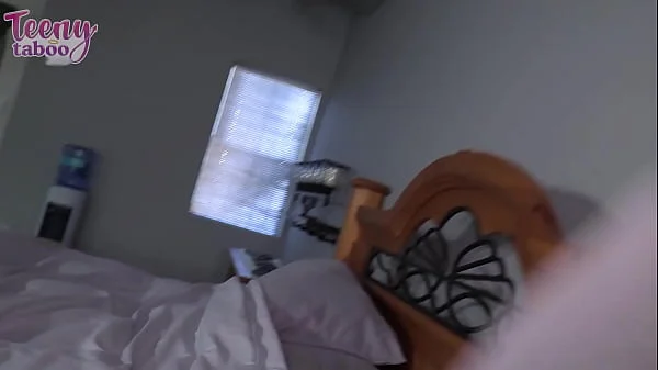 18 Stepdaughter flaunts thick ass, gets Creampie by stepdad.