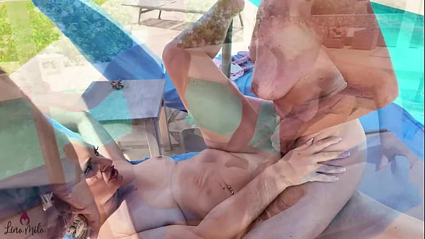 DIRTY TINA WELTPREMIERE?! FFF LESBO TRIBBING FACESITTING OUTDOOR 3ER!!!