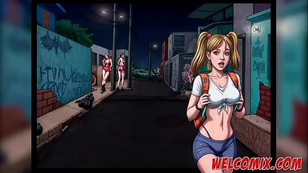 Midnight at red light district! Anacondas porn comics!