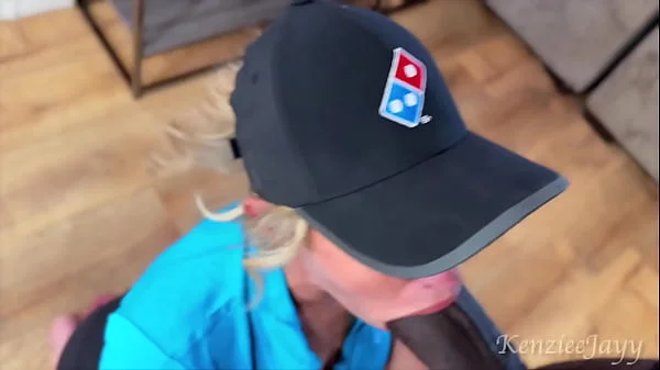 Pizza Delivery Girl Gets A Big Black Sausage And Her Face Covered In Cum!