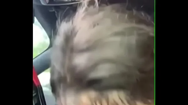 Black sister sucking bbc in car