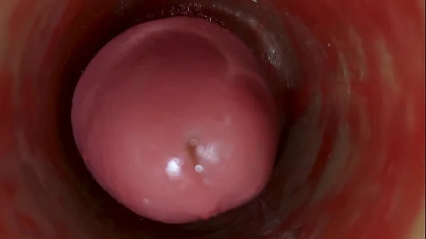 Camera Inside Deep Pussy Captures Huge Ejaculation of Sperm ASMR