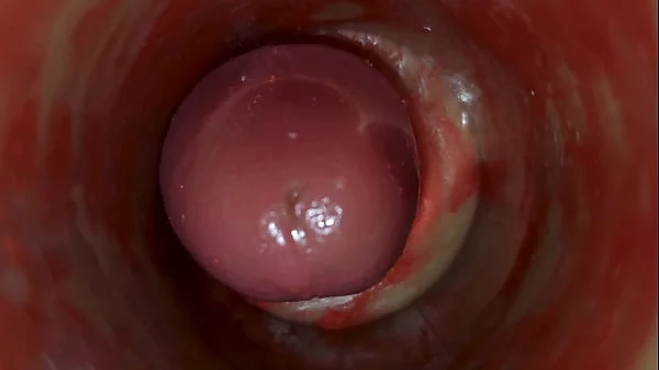 Camera Inside Deep Pussy Captures Huge Ejaculation of Sperm ASMR
