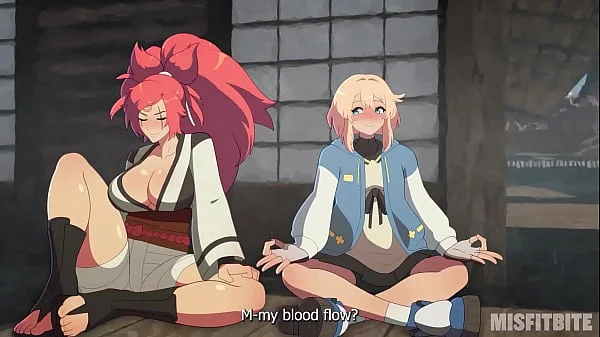 Misfitbite - Guilty Pleasure - Baiken and Bridget Guilty Gear Hentai Anime 2d Animation