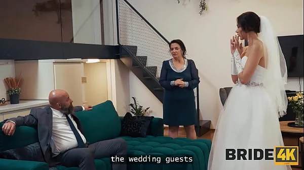 BRIDE4K. This bride's natural body turned everyone on