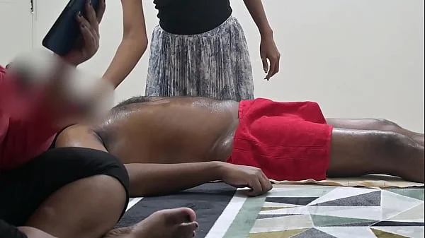 Happy ending threesome massage