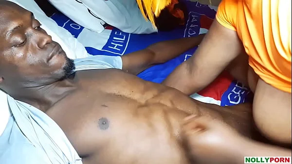 Pato Had a Good Time With Girlfriend Sexy Ebony With His Long Huge Cock Black Big Dick BBC in Africa