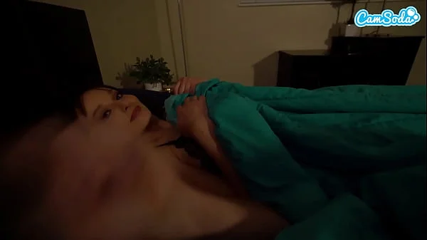 Busty Step Mom MILF Makes Her Step Son Share A Bed In Hotel Room