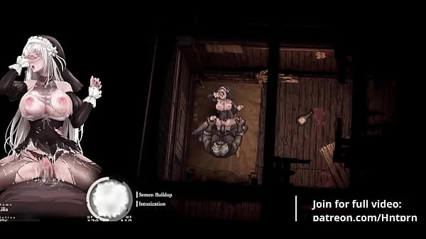 [Gallery] Nun having Sex with villagers cumming inside her Hentai Game