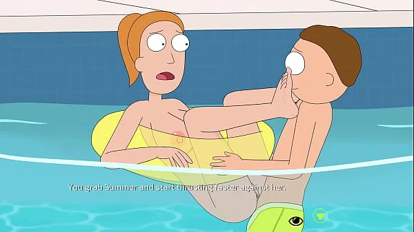 Rick and Morty:A Way Back Home (Family Pool Day) [60FPS][Ferdafs][No Commentary][Showcase] Beth, Morty, Summer, Morticia