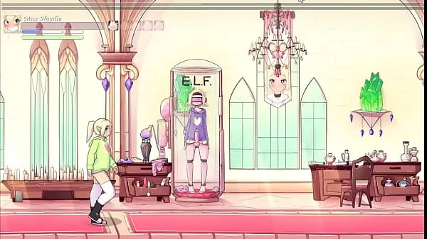 Max The Elf v0.4 [Femboy Hentai game PornPlay] Ep.8 gangbang by the succubus naughty army