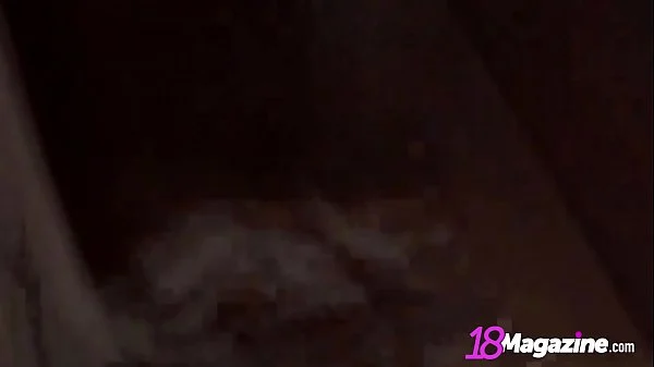 Long Haired Russian Blonde Holli Paige Gets Nude On Couch!