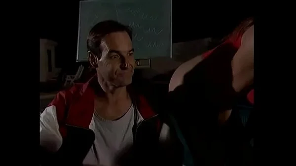 The new arrival  brunette Sophia Staks with huge knockers has got a bit of Navy cake with lifeguard instructor