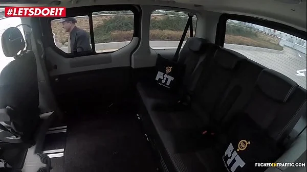 VIP SEX VAULT - Horny Milf Cums All Over the Taxi Drivers Back Seat