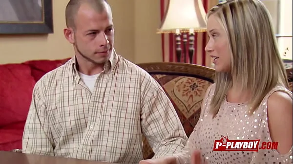 Chloe exposes her big titties while meeting other horny couples