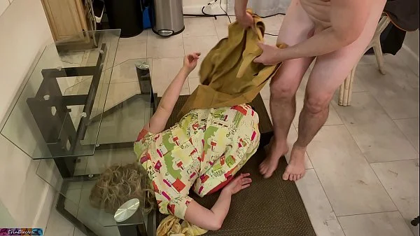 Stepmom gets stuck and fucked in the ass